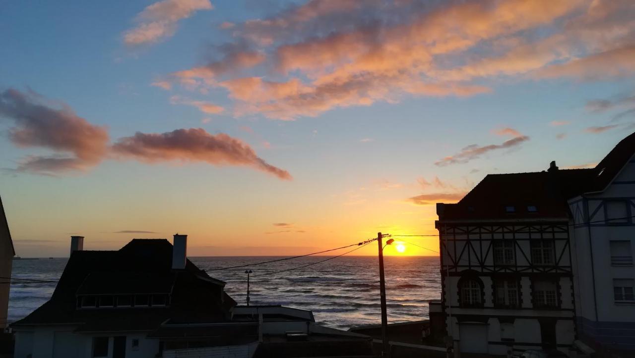 Appartement l'Estivalière face à la mer Wimereux Esterno foto